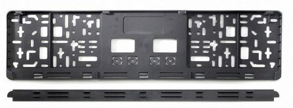 Eichner Kennzeichenverstärker "Plus", Neutrales Set aus Grundplatte + Werbeleiste, 9106-00995