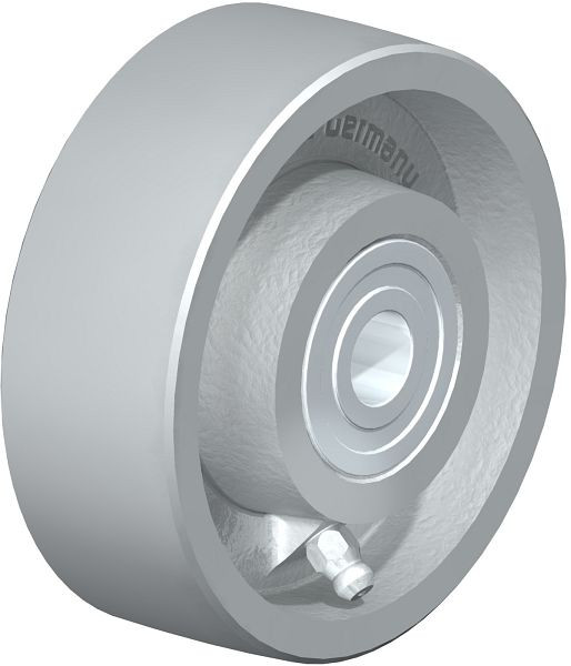 Blickle G 100/15K Rad aus Guss, Grau, 740935