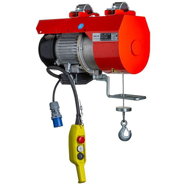 DELTA Elektrische Seilwinde Typ DM 230V, 25m/min, 0,2t mit 23m Hubhöhe, DI.0.DM.200