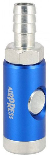 Airpress Sicherheitskupplung Euro 3/8" Außengewinde mit Druckknopf in Blister, 43E753