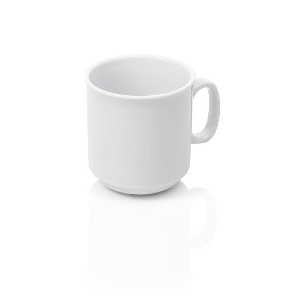 WAS Becher, 0,30 Liter, Porzellan, Modell 2, VE: 6 Stück, 4977030, 4044925050302