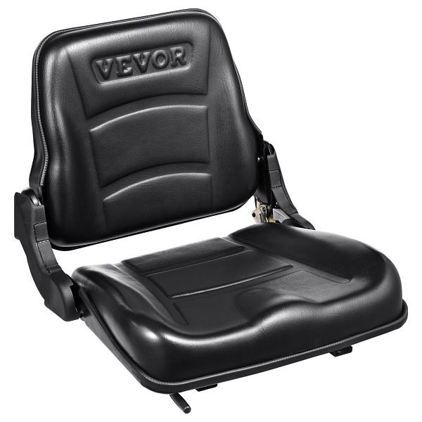 VEVOR Universal Traktorsitz aus PVC-Kunstleder, Polyurethanschaum mit verstellbarer Rückenlehne, Mikro-Sicherheitsschalter 160–340mm, CCZYCGKDY0007EM3EV0