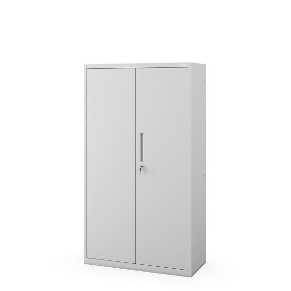 Jan Nowak Modularer multifunktionaler Metallschrank auf Sockel MEGAN 1600 x 900 x 400 mm, Grau, 2320