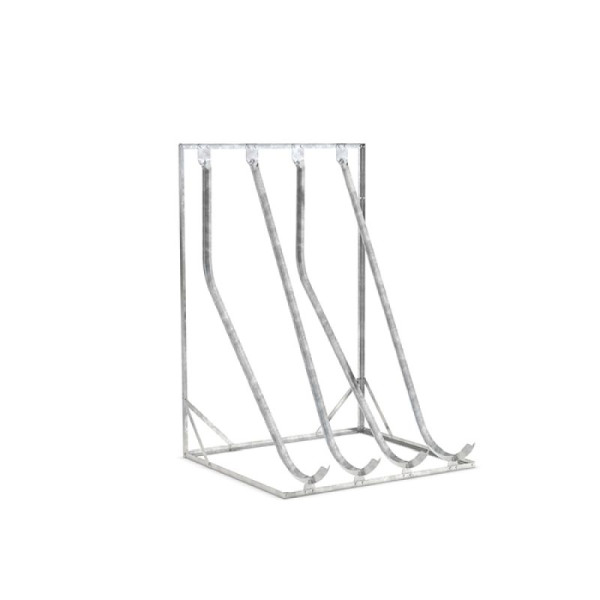 Stein HGS Fahrradparker/Schräghochparker -Barcelona-, einseitig, 4 Einstellplätze /1400mm, freistehend, 10881