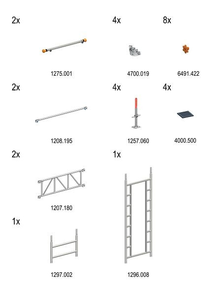 Layher Uni Leicht-Treppenkit I (1x1296008), 1603291, 4035209391976