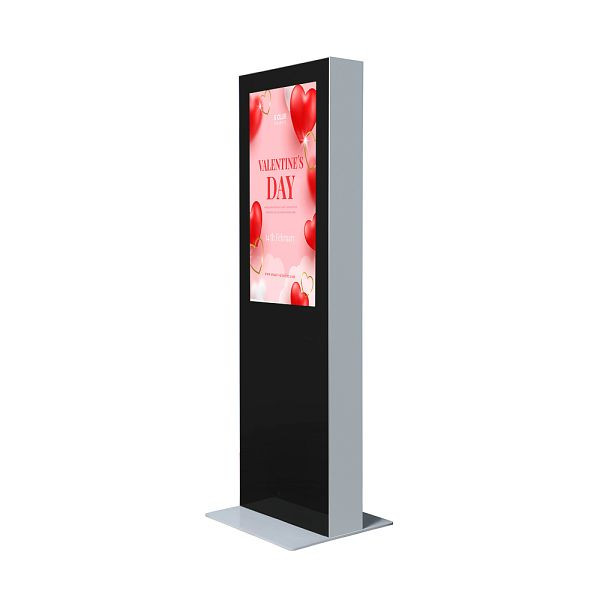 Showdown Displays Digitale Infostele doppelseitig 43" Gehäuse, DIDTOTEM43F