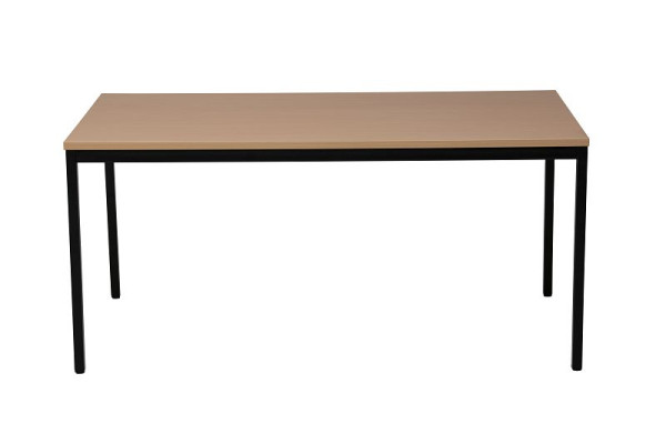 Gürkan Tisch, 70 x 140 x 75 cm, Schwarz, Buche, Mehrzwecktisch, Rechteckig, MTB.R.147, 101116