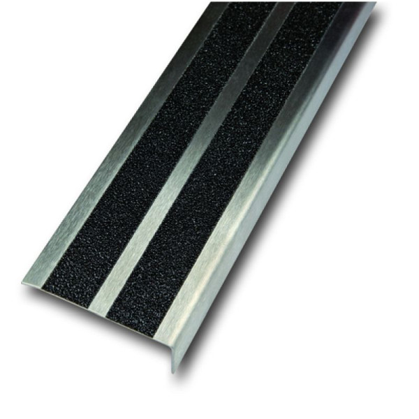Stein HGS Antirutsch-Treppenkantenprofil, 3000 mm, transparent, Winkelmaß: 60 x 20 mm, 36023-02