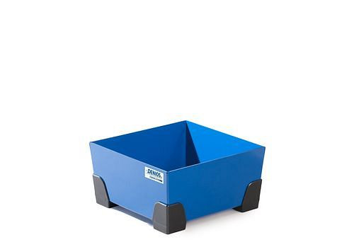 DENIOS Kleingebindewanne Vario 20, lackierter Stahl, ohne Gitterrost, Auffangvolumen 20 Liter, 250676