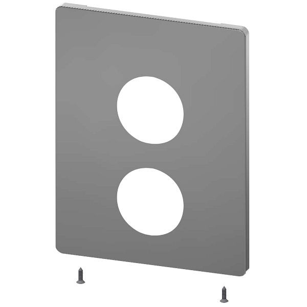 KWC Edelstahlabdeckplatte, F5, 190x245 mm, mit Befestigungsschrauben, 2030050136