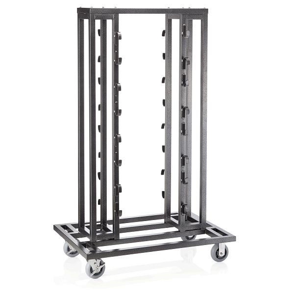 WAS Transportwagen für Abgrenzungspfosten, 123 x 80 x, 195 cm, Stahl, 2300000