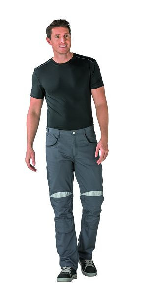 Planam DuraWork Bundhose, grau/schwarz, Größe 25, 2911025