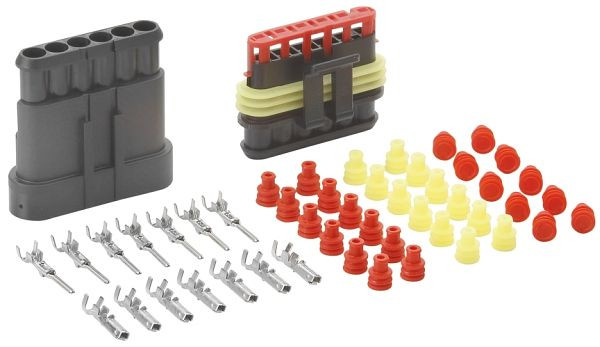 HELLA Leitungsverbinder, 6-polig, 8KW 744 810-801, 4082300178791