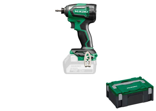 HiKOKI 18V Akku Schlagschrauber (1/4") ( Brushless), ohne Akku, ohne Ladegerät, 1/4", WH18DE (Basic) (HSC II), WH18DEW2Z
