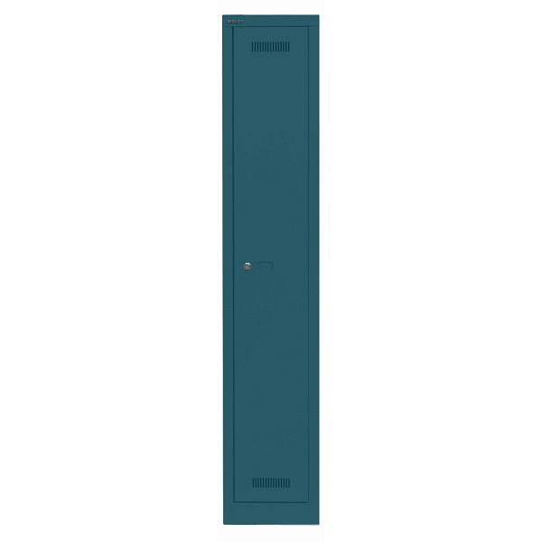 Bisley Garderobenschrank Monobloc™, 1 Abteil, 1 Fach, 653 ozeanblau, ML03S1653