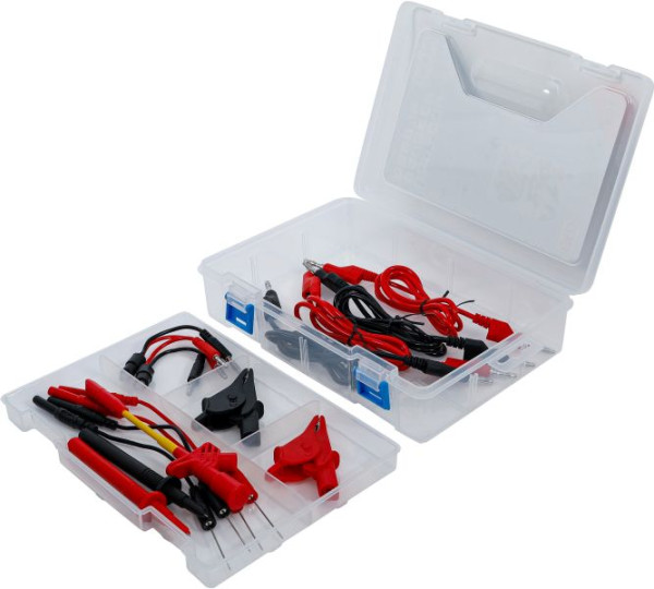 BGS Messkabel- und Prüfspitzen-Zubehör-Sortiment, für Multimeter, 15-teilig, 74511