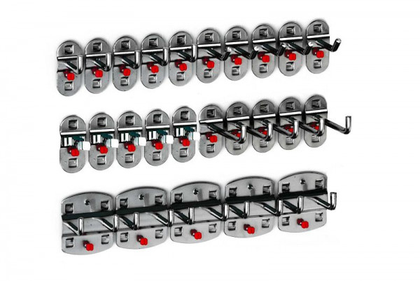 Kappes RasterPlan Werkzeughalter-Sortiment, 25-teilig anthrazitgrau, 4027.27.0008