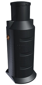 GreenLife Sickerschacht 900 Liter inkl. Abdeckung und 25 m² Geotextil, G0005628