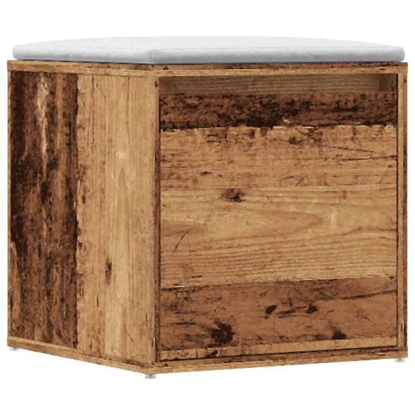 vidaXL Schubladenbox Altholz 40,5x40x40 cm Holzwerkstoff, 857039