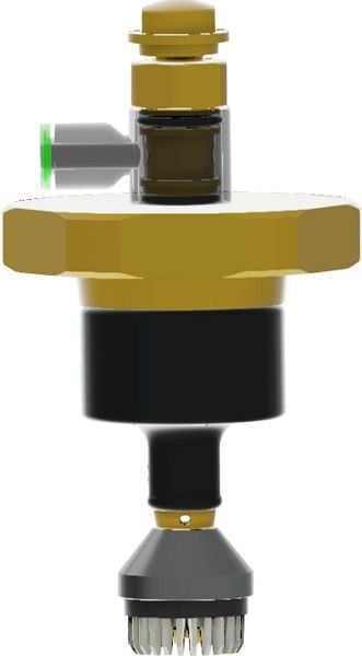 KWC Oberteil, für WC-Spüler DN20 mit Armaturengruppe I, fernbetätigt, 2000104384