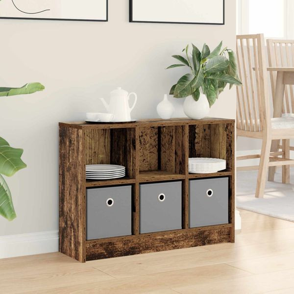 vidaXL Sideboard mit Schubladen Altholz 73,5 x 22,5 x 53,5 cm, 8000506