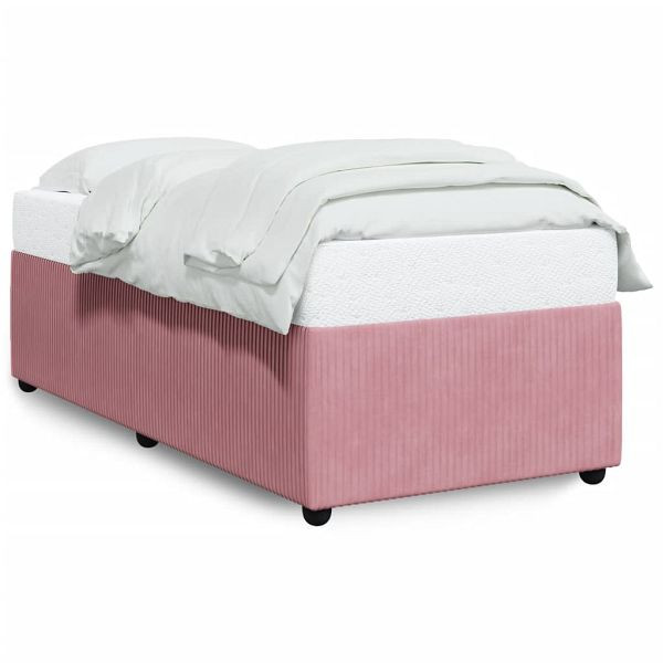 vidaXL Bettgestell Rosa 80x200 cm Samt, 3284975, 8721102698576