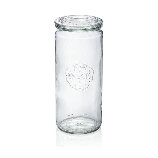 WAS Zylinderglas Weck, 6-teilig, 1,04 L, Glas, 908, 4011162908901