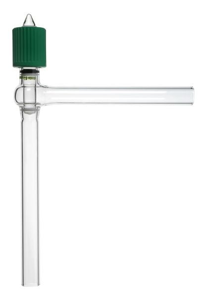 Rettberg Hochvakuum-Eckventil, 0-8 mm, mit Glas-Spindel, 107000207