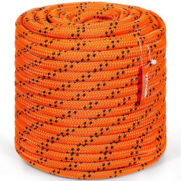 VEVOR Arborist Baumkletterseil, doppelt geflochten Polyester 3/4 Zoll x 220 Fuß, HCCLSDL34INC4OPUHV0