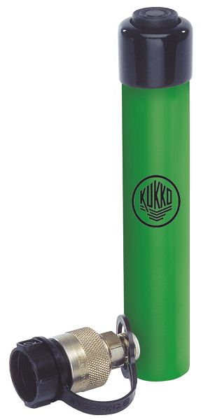 Hydraulikzylinder 10 Tonnen 100mm Hub - Einfachwirkend Mit Kragengewinde