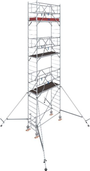 Krause Stabilo Fahrgerüst S1000 Feldlänge: 2,00m, Arbeitshöhe: 8,30m, 776051