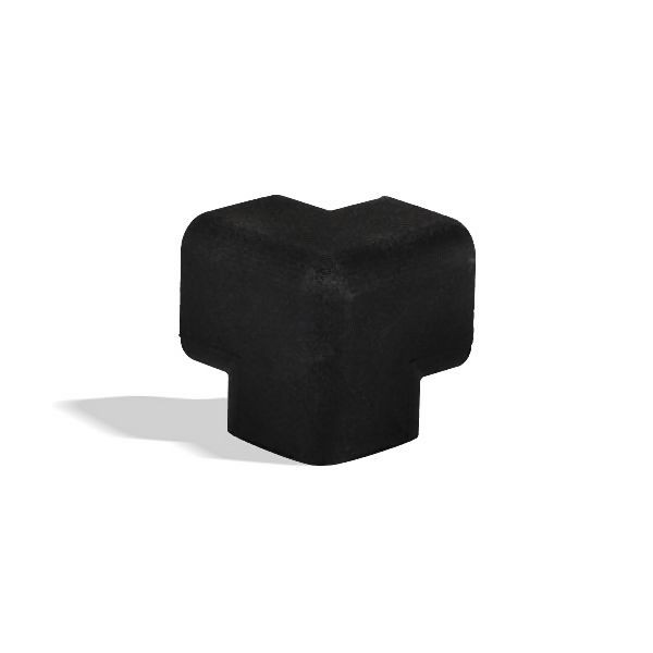 Knuffi Schutzecken Typ E 3-seitig schwarz, WPP018004, 4250912301559