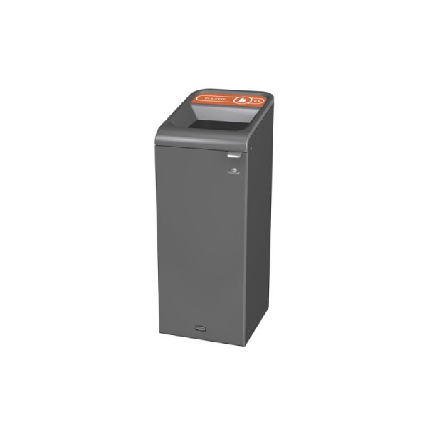 STEIN HGS Configure Recycling-Station Kunststoff, 57 Liter, NL, anthrazit, orange, 83843.0017