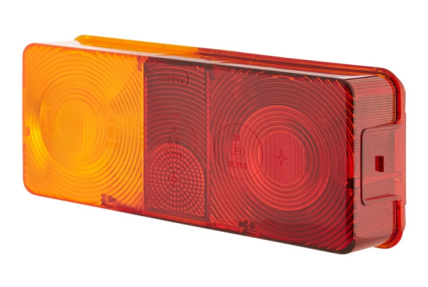 HELLA Lichtscheibe, Heckleuchte, für u.a. John Deere, ECE, links, 9EL 112 743-001