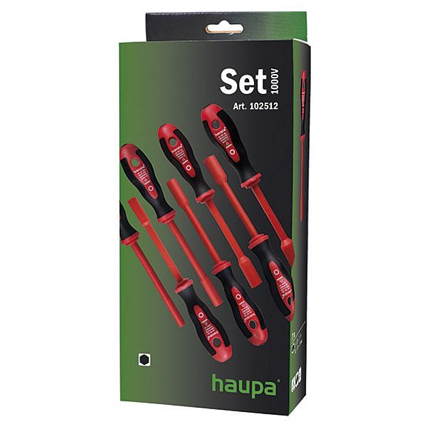 Haupa 2K-VDE-Steckschlüsselsatz DIN 7445, 5-13 mm, 102512