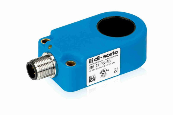 di-soric IRB 27 PS-B3 Induktiver Ringsensor, Innendurchmesser 27,1 mm, pnp, 200 mA, NO, Statisch, 210915