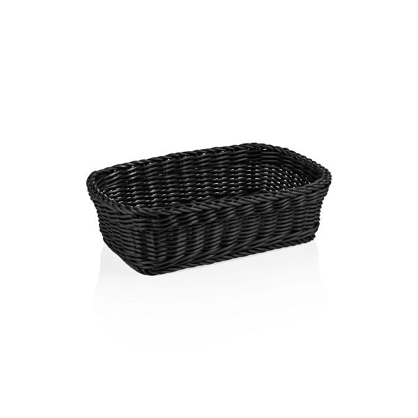 WAS Korb Tischkorb in der Farbe schwarz, 31 x 21 x 9 cm, 5070031