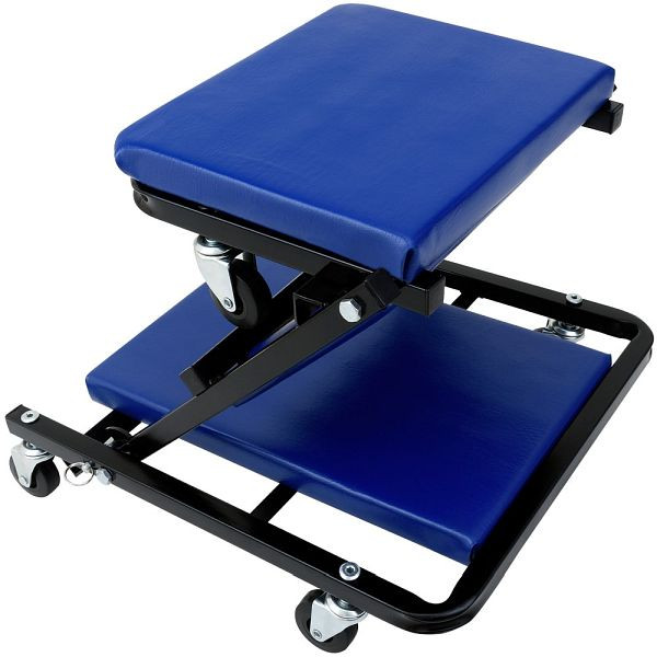 DEUBA Kfz-Montageliege Rollbrett Blau 92x44x12cm umbaubar, 102755