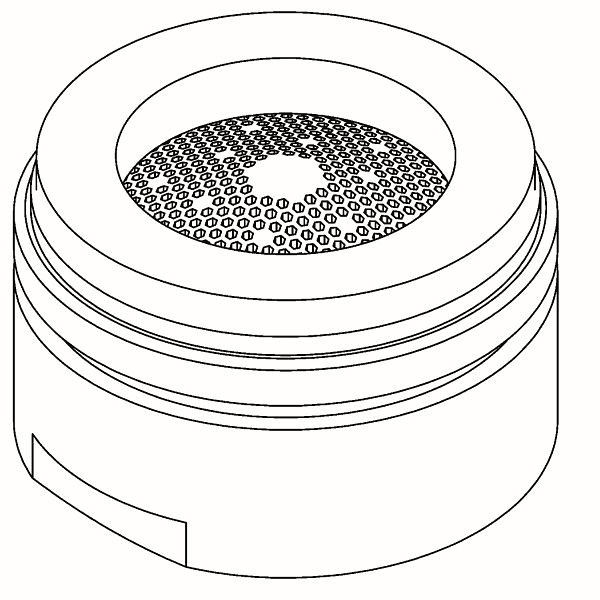 KWC Laminarstrahlregler, M24x1, 6l, VE: 10 Stück, 2030012352