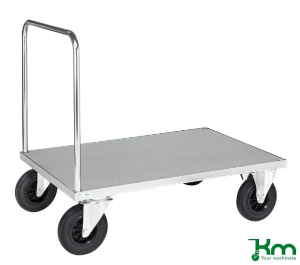 Kongamek Plattformwagen mit Schiebebügel, ohne Bremsen, 1000 x 700 x 260 mm, Serie 600, KM631-2