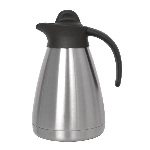 Olympia Thermoskanne Schraubdeckel 1L, Edelstahl, GD298