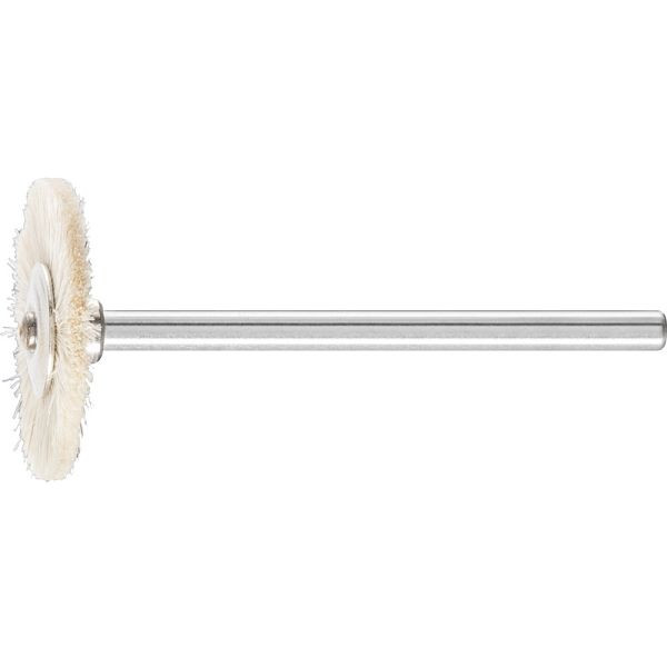 Pferd Rundbürste mit Schaft, ungezopft RBU 2202/3 ZHW, VE: 10 Stück, 43100759