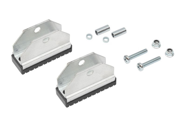 HYMER Klappfußset mit rutschsicherem Gummibelag, für Holmgröße 60 - 100 mm, 0052054