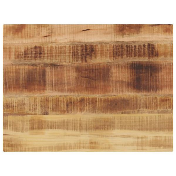 vidaXL Tischplatte 80x70x2,5 cm Rechteckig Raues Massivholz Mango, 371343