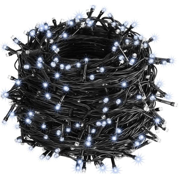 monzana Lichterkette Weihnachten Kaltweiß 60m, 109483