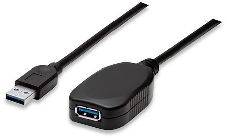 MANHATTAN SuperSpeed USB 3.0 Repeater Kabel, A-Stecker / A-Buchse, 5 m, 150712