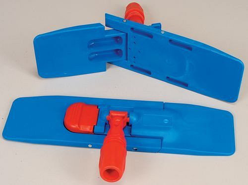 DENIOS Wischmopphalter, mit magnetisch schließender Klappverriegelung, 50 cm breit, 130320