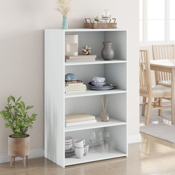 vidaXL Highboard Weiß 70x41x124 cm Holzwerkstoff, 846404