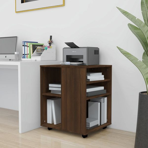 vidaXL Rollschrank Braun Eichen-Optik 60x53x72 cm Holzwerkstoff, 815971