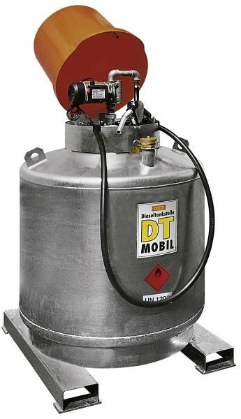 Cemo Dieseltank-Mobil 600l, doppelwandig verzinkt, 7578